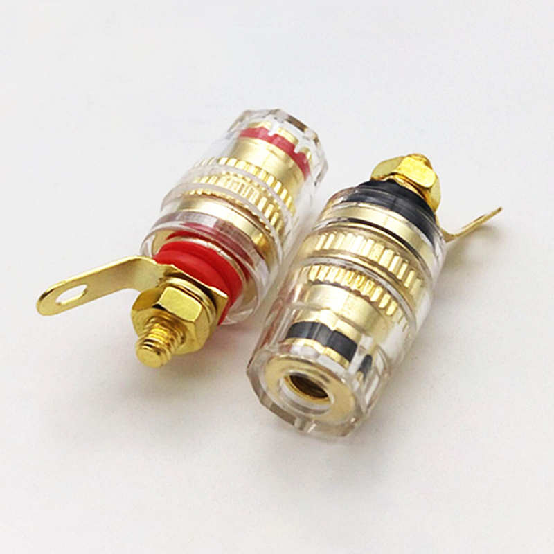 1Stck Lautsprecher Terminal Bindung Post 4mm Bananen Stecker Buchse Niederfrequenz Verstärker Stecker für Lautsprecher ﻿