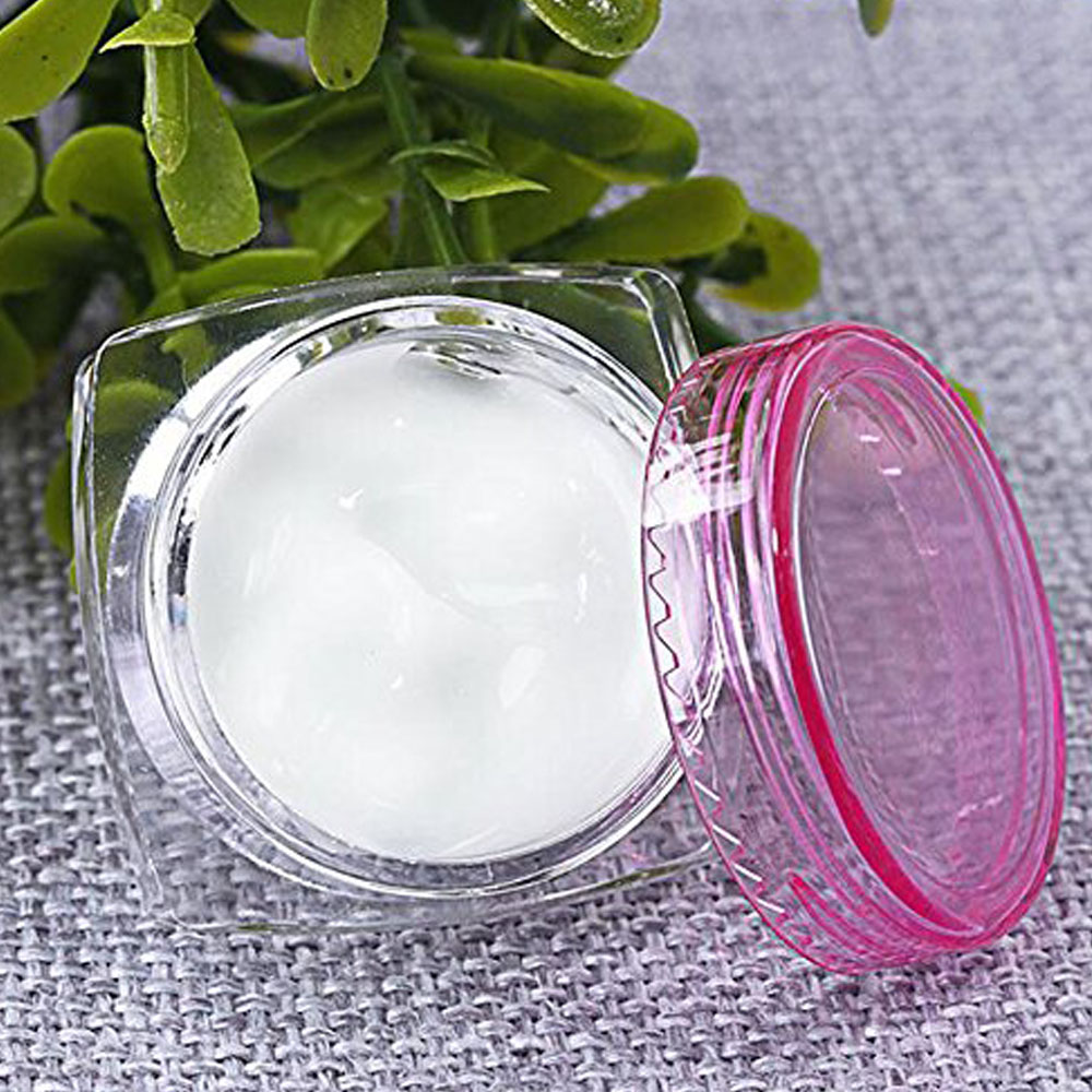 10 stuks 3g/5g lege vierkante plastic cosmetische proefpotjes, transparante potjes/flesjes, make-upcontainers geschikt voor gezichtscrème, lippenbalsem, knutselspullen en opbergartikelen.
