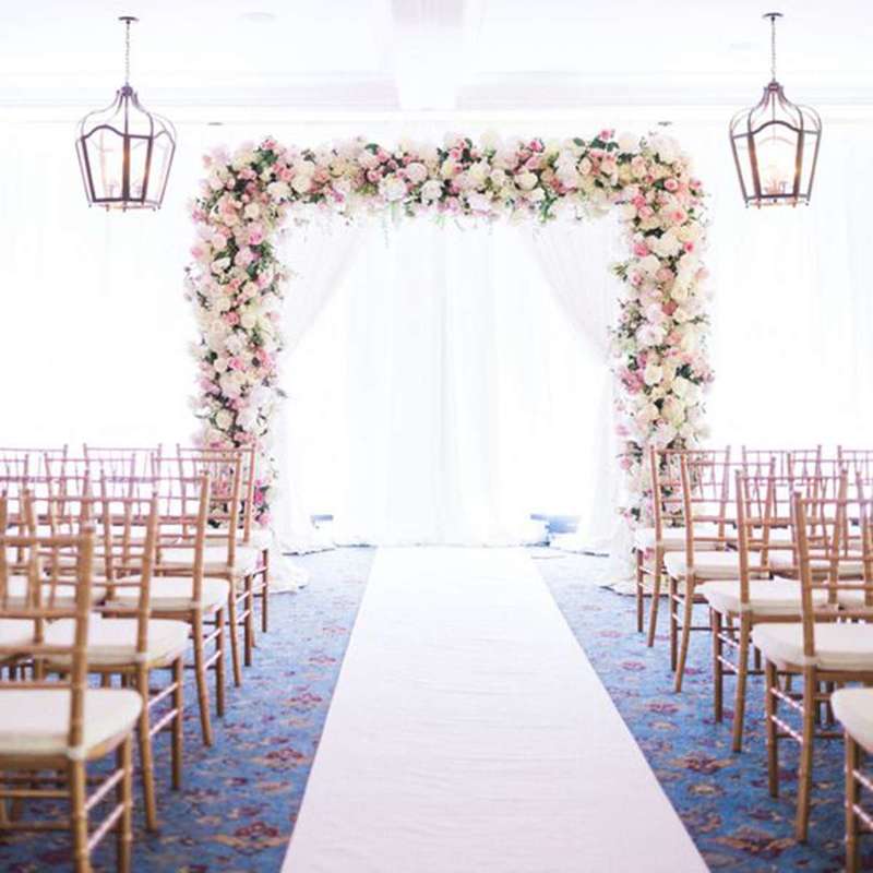 Alfombra blanca de 1 m x 12 m para banquetes de boda, películas, festivales, celebraciones nocturnas, premios, eventos, decoración de alfombras