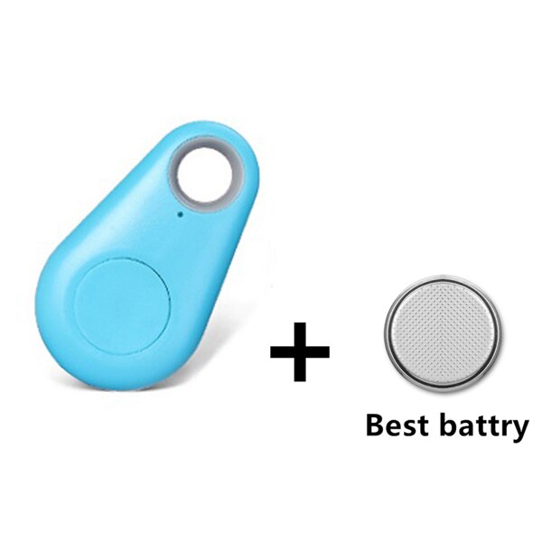 FFFAS Raindrop Smart Key Finder Wireless Bluetooth Tracker Anti Lost Alarm Tag Child Bag Pet GPS Locator for IPhone 6 7 8 Plus: Blue