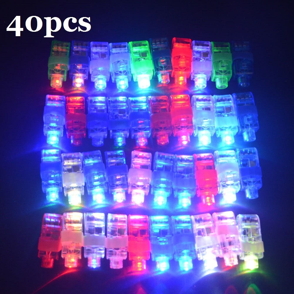LED Glow in the Dark Party Supplies Glow Bracelet Finger Lights Fingers Torch Birthday Party Supplies