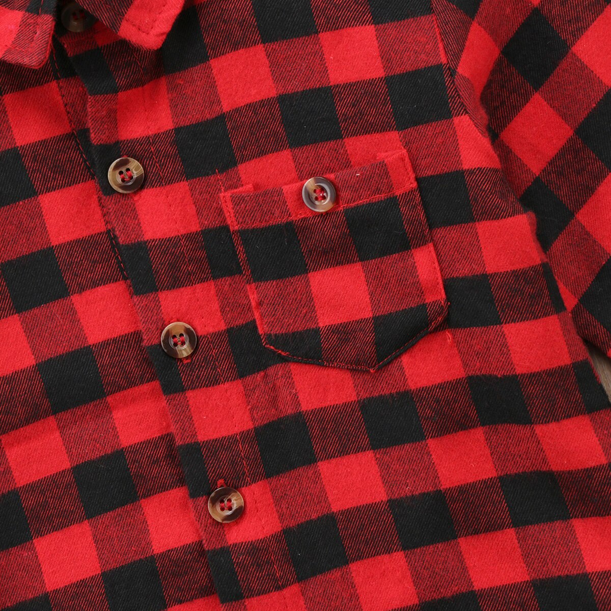 Camiseta a cuadros negra y roja para niño, camisa de manga larga para niño, jerséis, Tops de talla 2-7