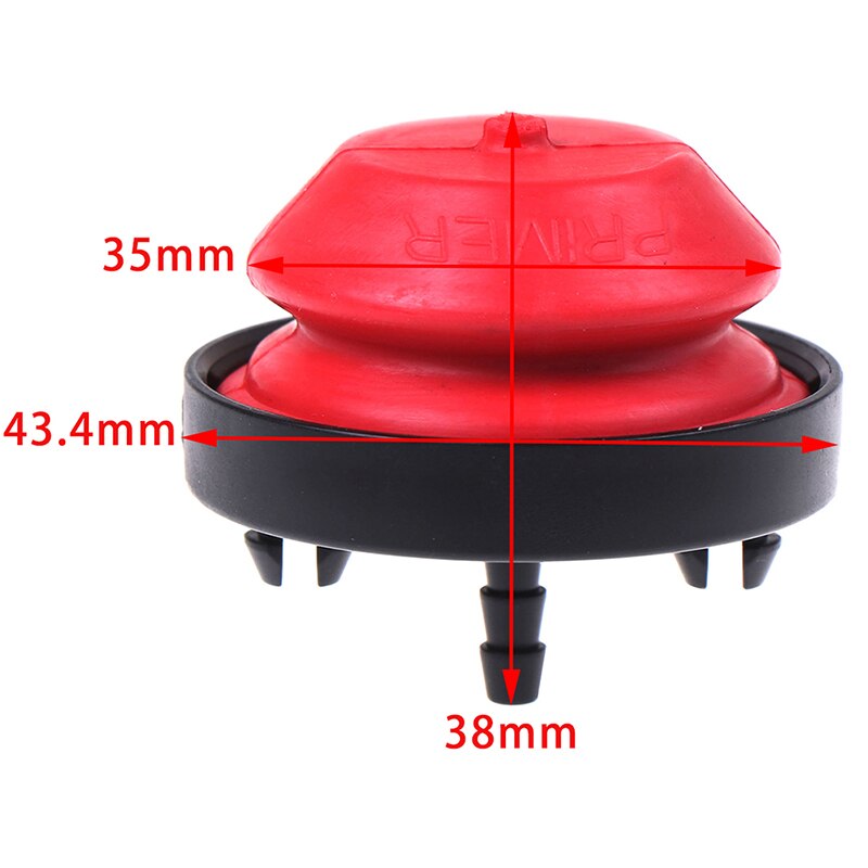 Rubber Plastic Snowblower Carburateur Primer Lamp Voor 570682 AV520,HMSK100 Sneeuw Blower Carburateur