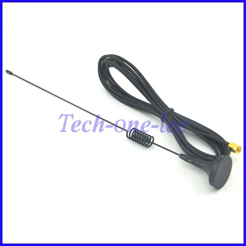 10 pieces GPRS GSM Antenna 7dbi - 8dbi 900/1800MHz Magnetic base SMA Plug Crimp RG174 Cable 3M