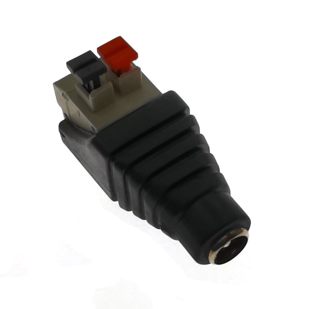 1PCS DC Male Female Connector 2.1*5.5mm DC Power Jack Adapter Plug Connector For 3528/5050/5730 Single Color Led strip