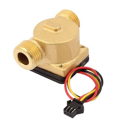 G1/2 Hall Effect Water Flow Sensor Switch Flowmeter 1-30L/min SEN-HZ21WC
