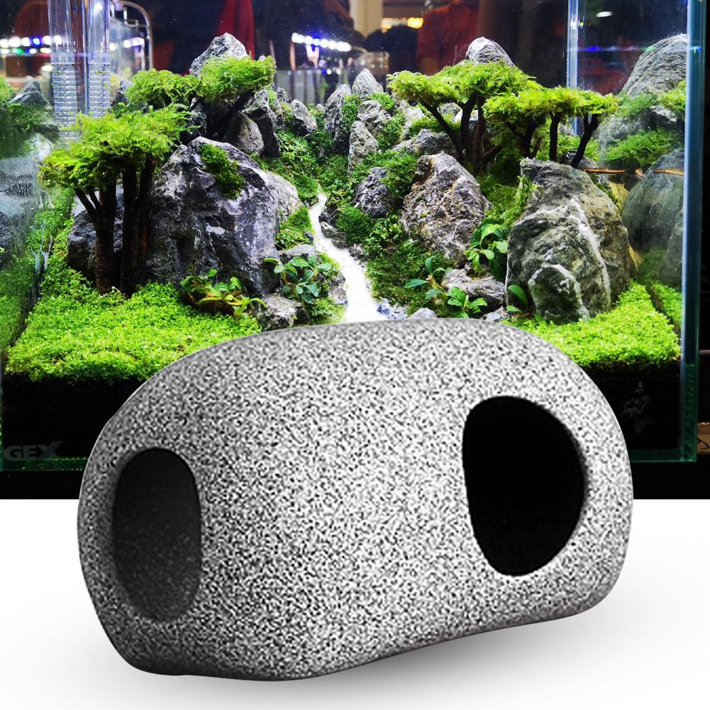 Grotte en argile professionnelle pratique pour Aquarium, abri réaliste pour Aquarium