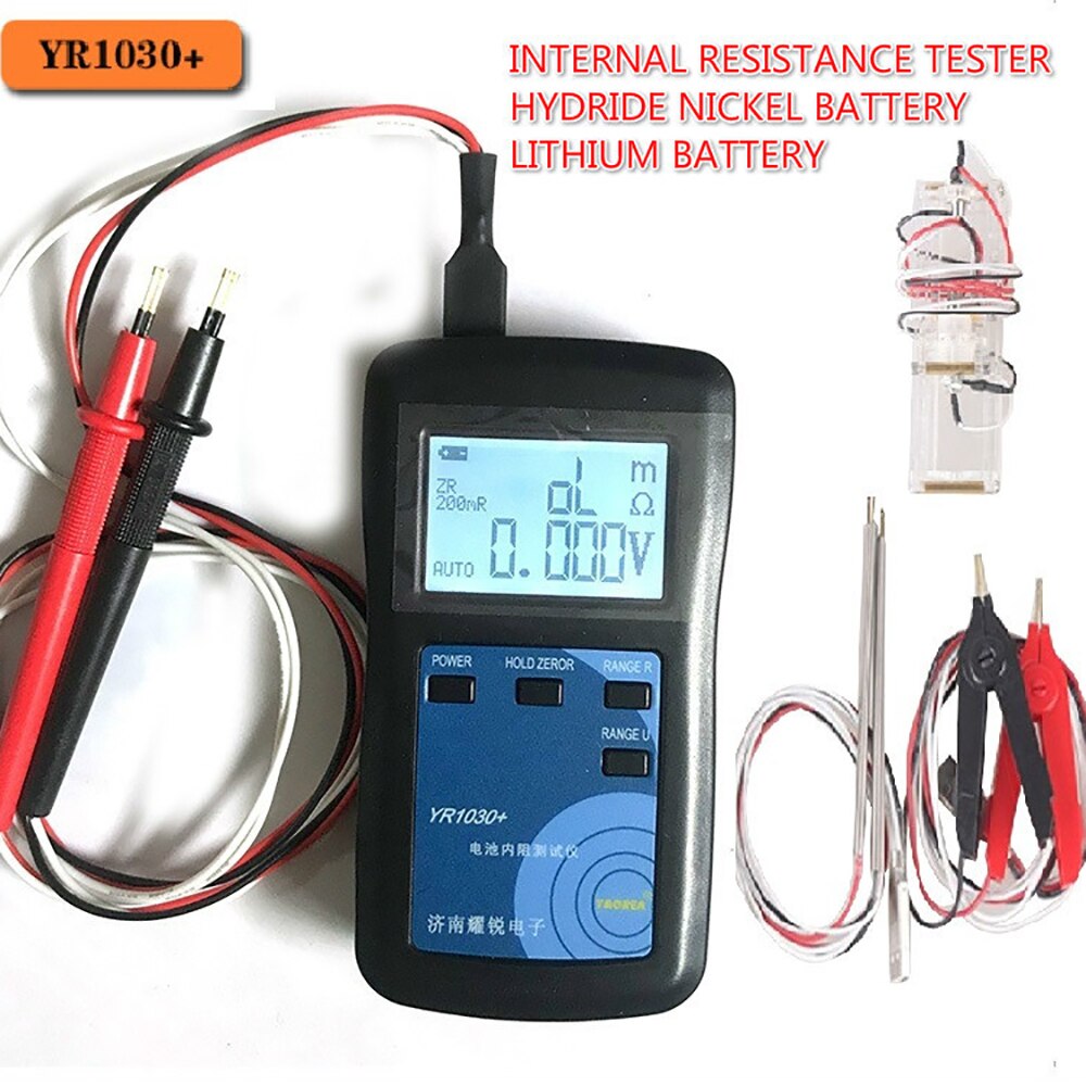 Yr1030 lithiumbatteri intern modstand test instrument nikkel nikkelhydrid knap batteritester kombination 2