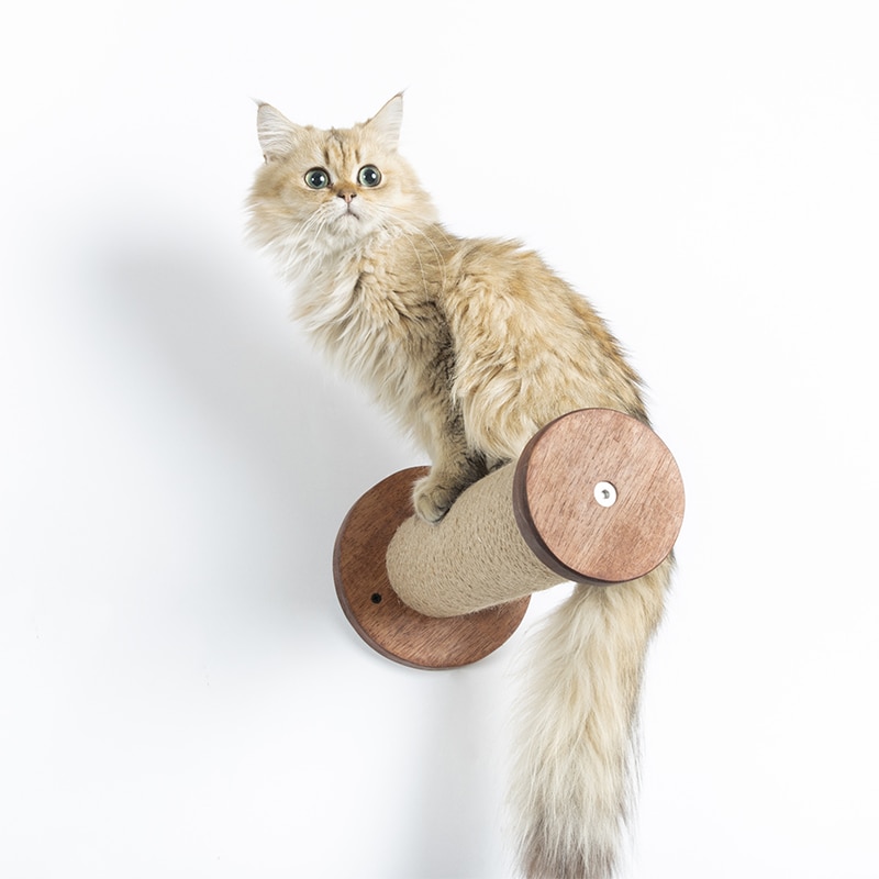 Cat Sisal Rope Scratching Post Scratcher House Tower Tree Climbing Wall Claw Sharpener Kitten Accessories Toys Furniture