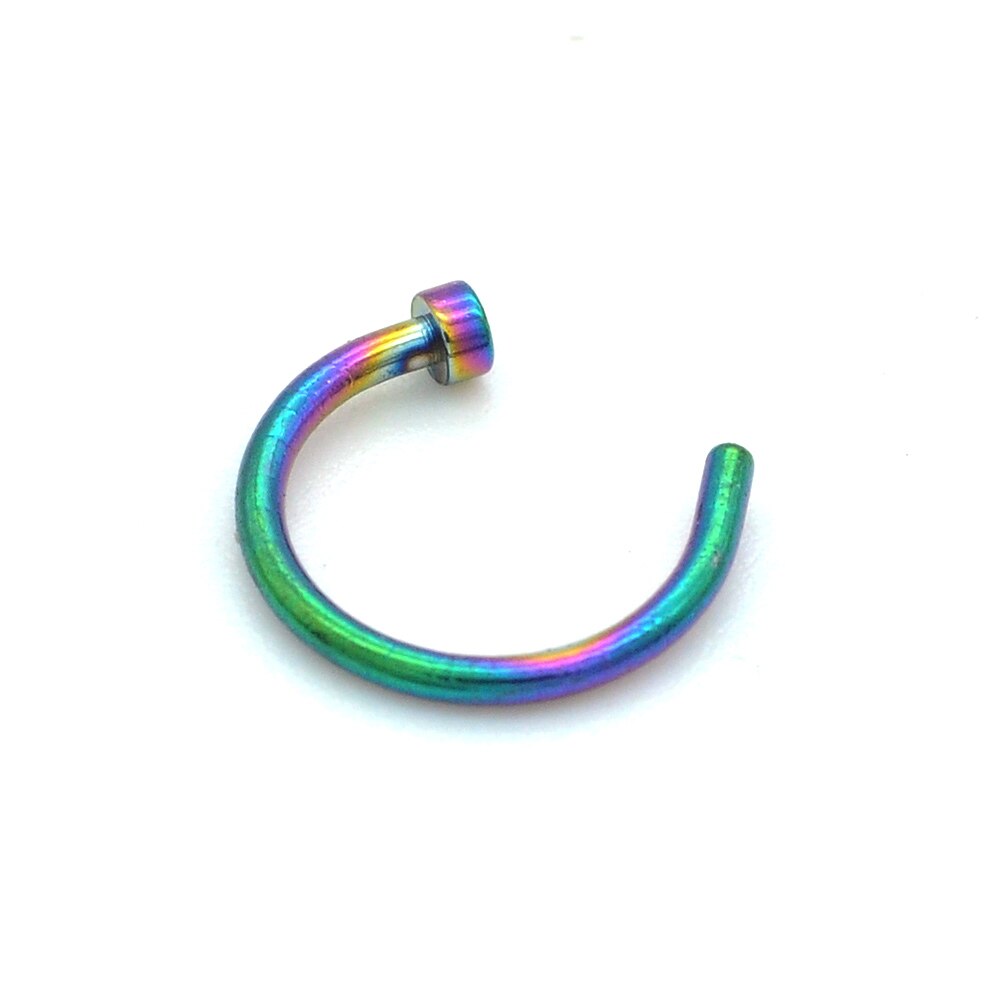 Unique étoile 100% en acier inoxydable en forme de U faux nez anneau Imitation cerceau Septum Piercing bijoux pour les femmes directe: JA600-5