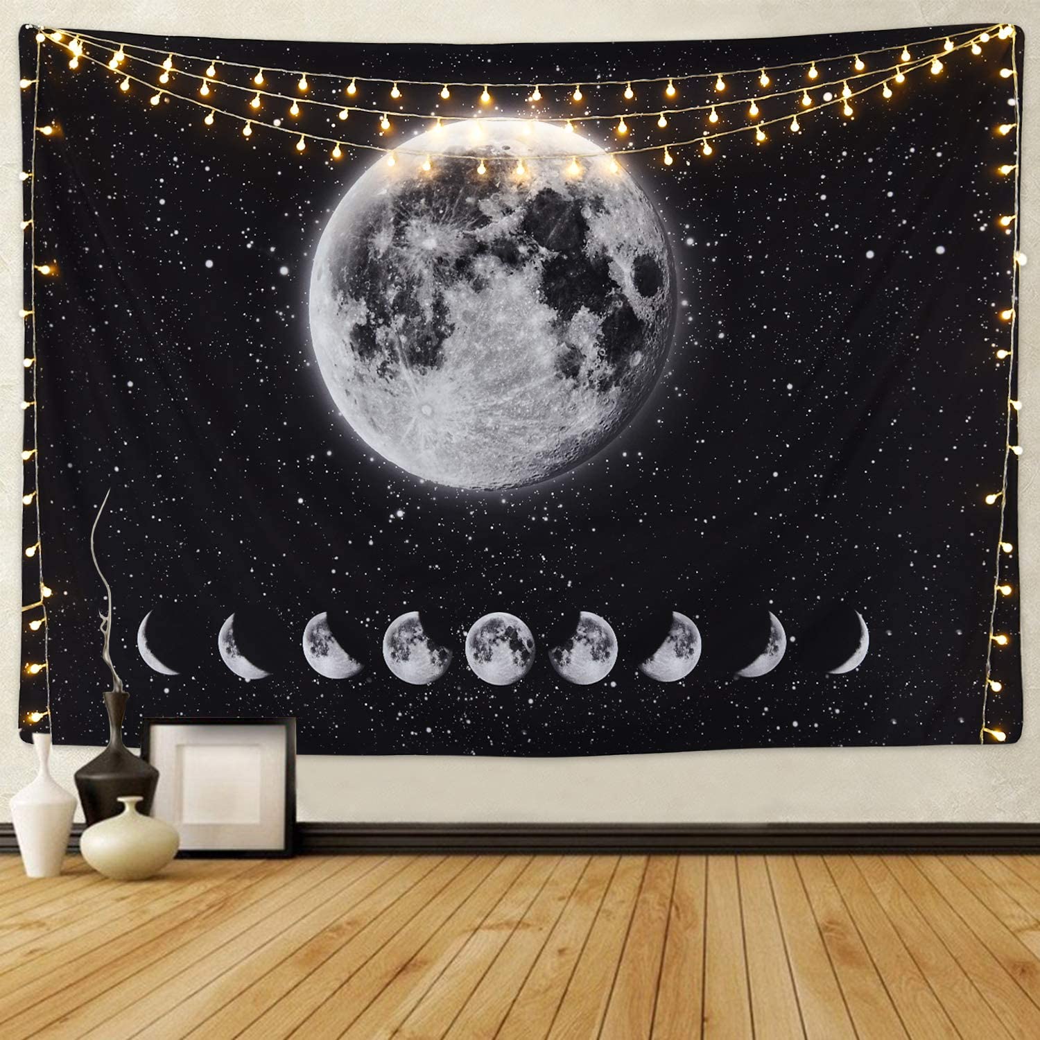 Galaxy Night Sky Tapestry Sterrenhemel Ruimte Tapestry Universe Stars Sky Tapestry Planeet Tapijt Voor Woonkamer Slaapkamer 3 Size