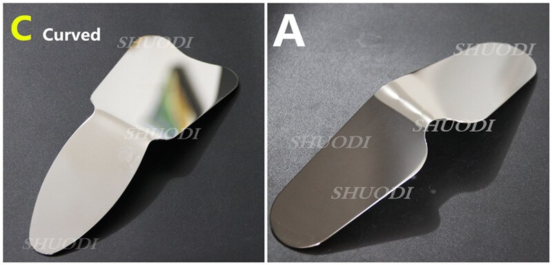 3 pièces/2 pièces ensemble dentaire orthodontique dents blanchissant photographique miroir réflecteur miroir Double face Instrument outil: Combine 5