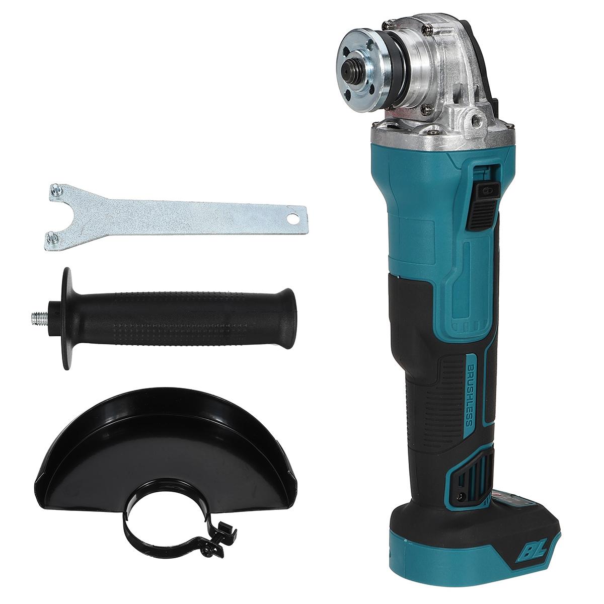800W 18V 100mm/125mm 3 speed Brushless Cordless Angle Grinder For Makita Battery DIY Power Tool Cutting Machine Polisher: 125mm