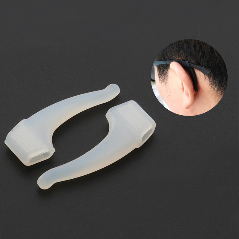 Crochet d'oreille antidérapant à la pour lunettes, accessoires pour lunettes, poignée en Silicone, pointe de la tempe, poignée pour lunettes