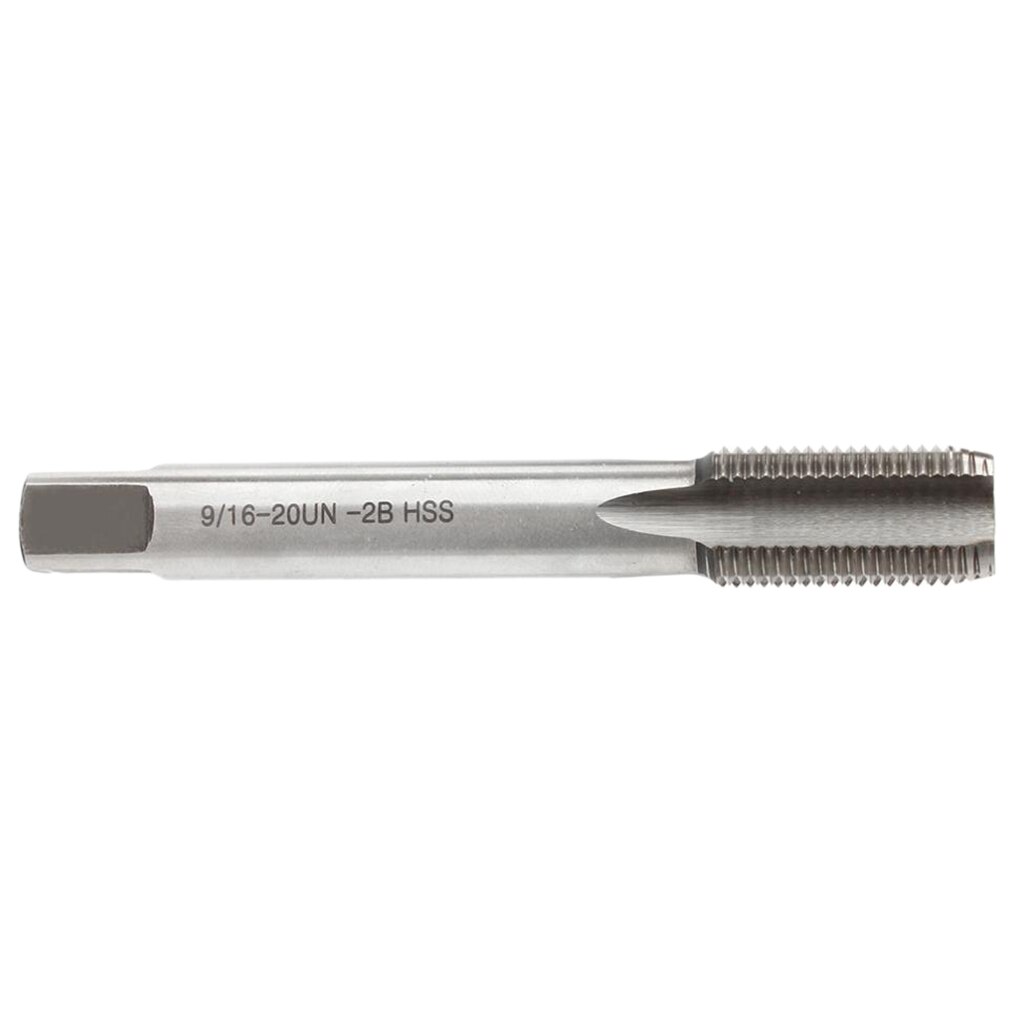 9/16 -20 Right / Left Hand Thread Tap for Bike Crank Repair Tool- HSS: Silver Right