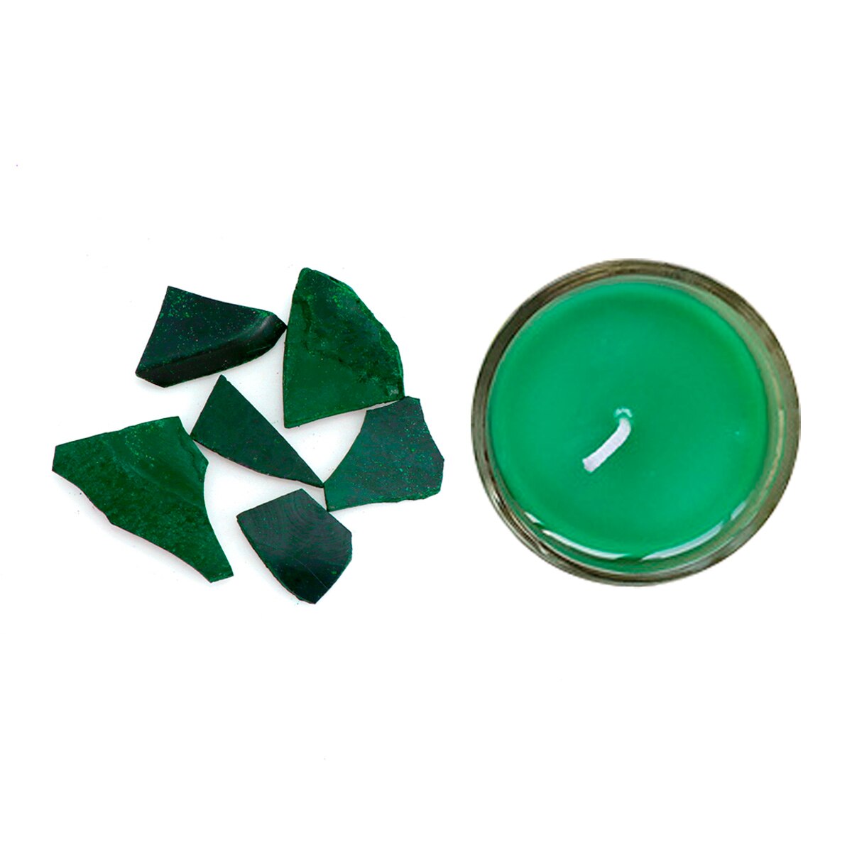 5g diy stearinlysfremstilling af voksfarvestoffer til 1kg sojaoliefarve stearinlys leverer pigmenter med forme til fremstilling af duftlys: Grøn