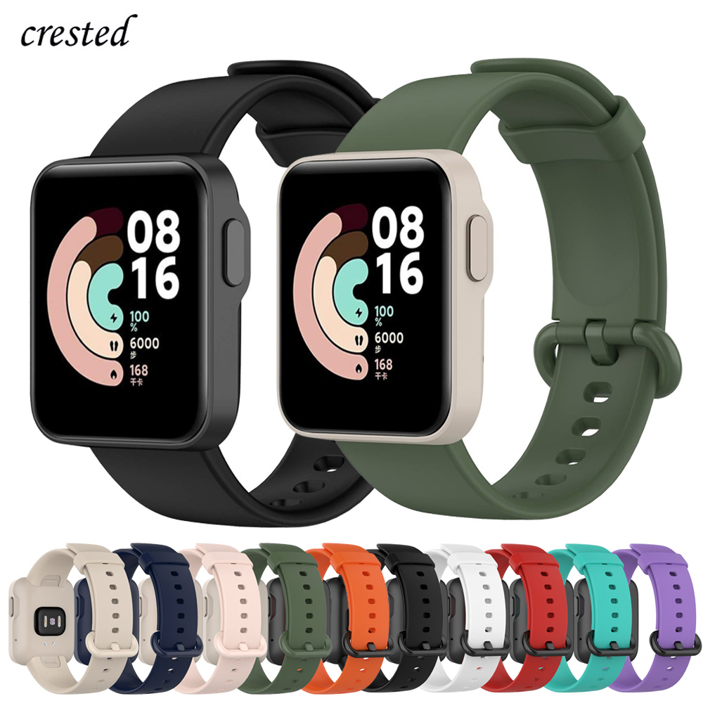 Band voor Xiaomi Mi Watch Lite-band Siliconen SmartWatch Vervanging horlogeband correa Armband mi watch lite Redmi horlogeband