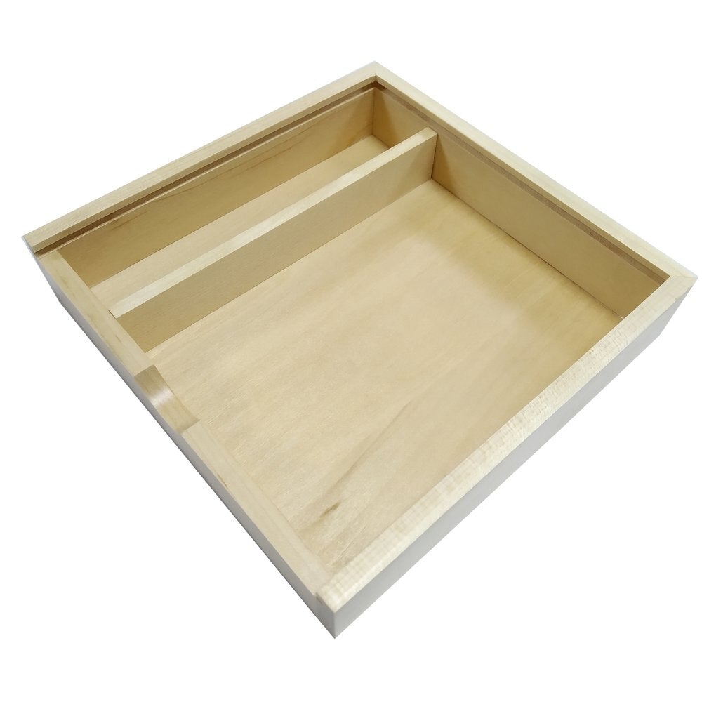 180x180x50mm Maple/Walnut Wood Photo Unique Album Box Collection Box DIY Wedding Memory: Default Title