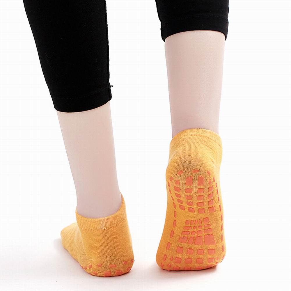 Sports Soccer Socks Solid Color Ankle Grip Socks for Men and Women Cotton Non-Slip Gripper Socks Good Cotton Socks: 08