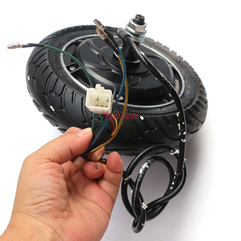 8 inch 24V 36V 48V 350W Hub Motor Scooter Dis Brake Brushless Motor Electric Wheel