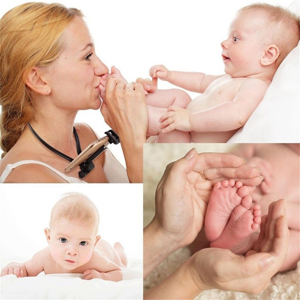 First Person Camera Bracket Neck Hold Mount Lanyard Strap Wearable Phone Holder Mount Hands Free Lazy Neck Stand for Iphone