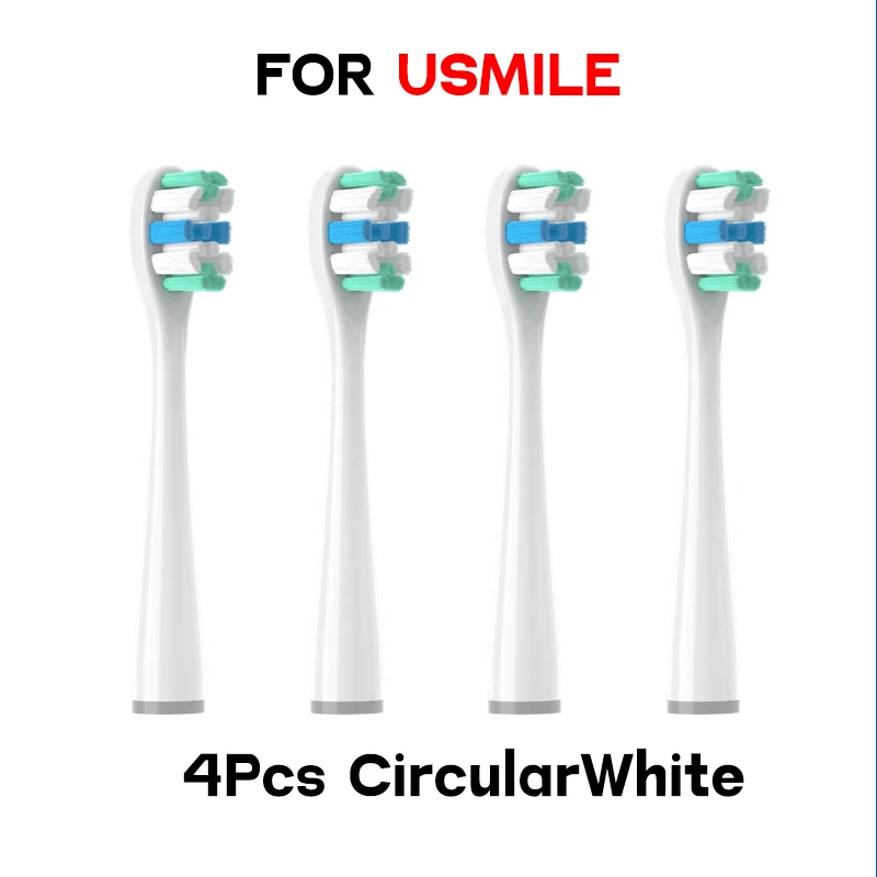 Toothbrushes Head Suitable for All Models of Usmile Brand Electric Toothbrushes Independent Vacuum Packaging: Gold