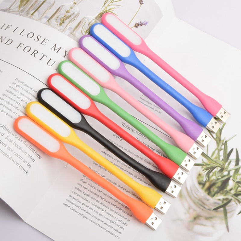 Mini ventilateur USB flexible et pliable avec lumière LED, humidificateur, banque d'alimentation, ordinateur portable, gadget d'été,