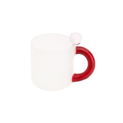 Jelly Beans Fat Mark Cup Glass To Drink Taza Cafe Lovely Ins Manual Color Milk Glass Coffee Cup Lovers: black