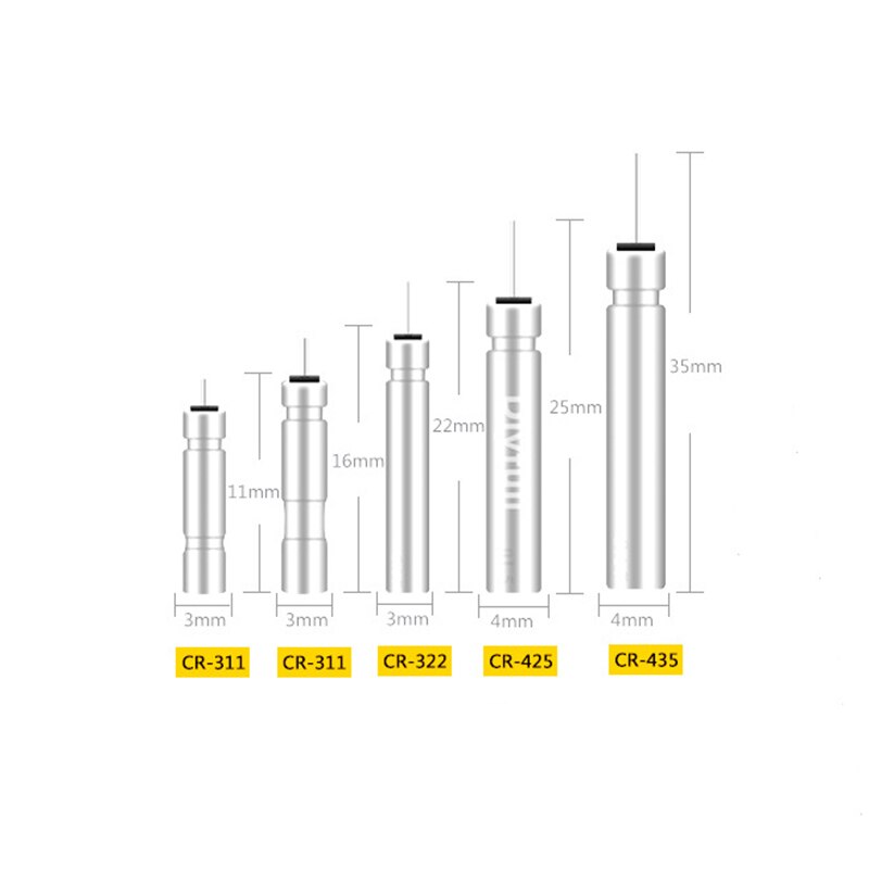 10pcs/lot CR311 CR316 CR322 CR425 CR435 DLY Battery Floats Lithium Pin Battery Luminous Electric 3 Votage Battery Accessories