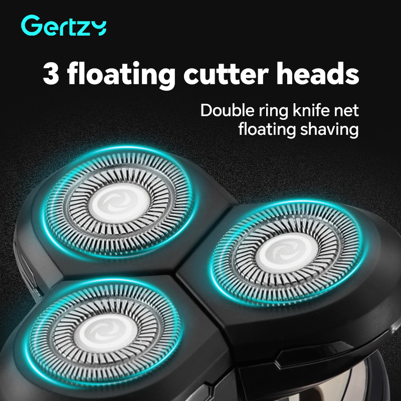 Elektrisch scheerapparaat Scheerapparaat voor mannen, roterende scheermachines, vaderdagcadeau