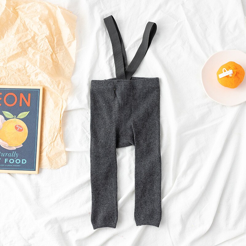 Baby Baby Meisje Jongen Jarretel Leggings Hoge Taille Hoge Elasticiteit Solid Eenvoudige Stijl Lente Kleding Accessoires Kousen: GRAY / M for 1-2Years