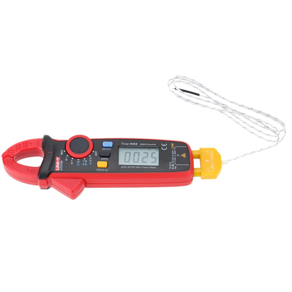 Amperometric Clamp Meter Thermometer Voltmeter Ammeter Capacitance Tester ESR Meter Multimeter UT210D Current Pliers NCV Measure