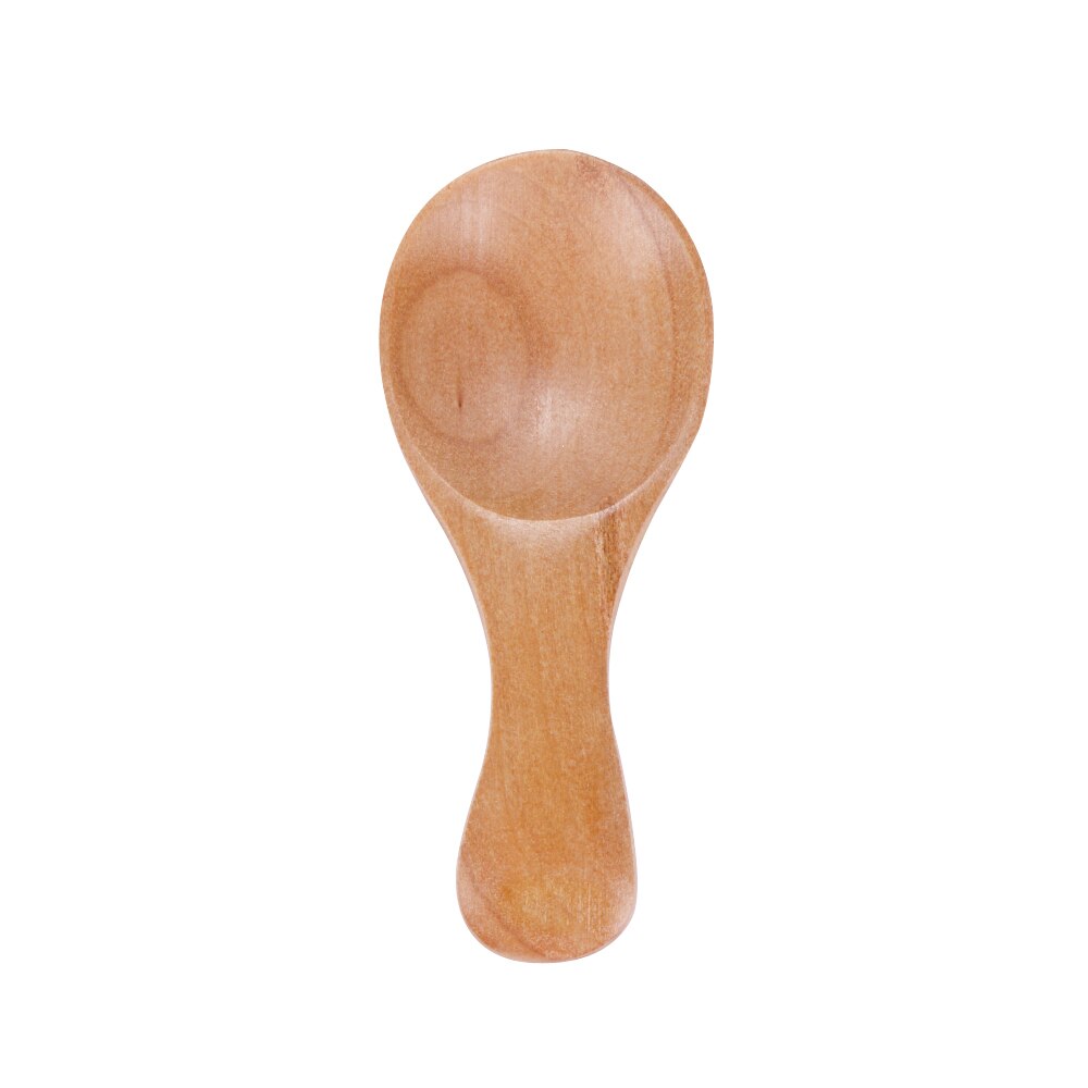 Wooden Long Handle Large Soup Scoops Cooking Scoop Natural Wood Spoon Soup Ladle Ramen Spoon Catering Tableware Kitchen Utensil: 6