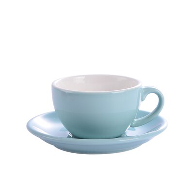 Mhv 200ml cappuccino latte farve glasur keramisk kaffekop køkken kontor cafe trække blomsterkop: 7