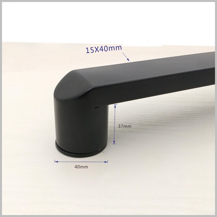 Matte Black Shower Room Handle Glass Door Handle