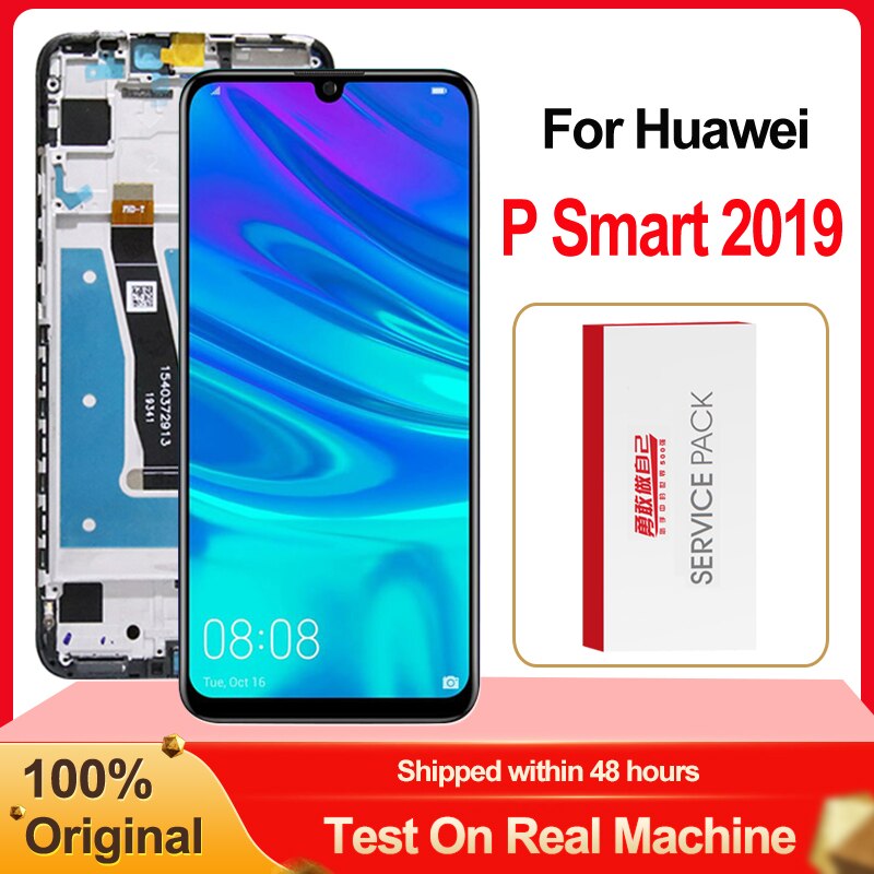 6.21 & #39 ;& #39 ; 10- touch für huawei p smart lcd-display touchscreen-digitizer-einheit mit rahmen für p smart reparaturteil