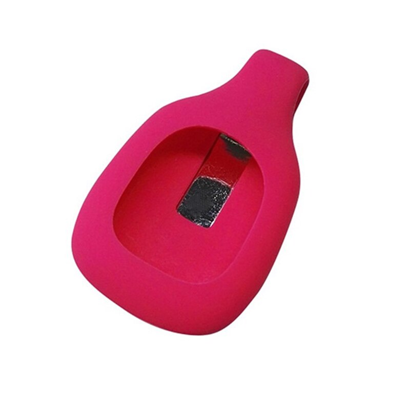 Mode Siliconen Beschermende Shell Voor Fitbit Zip Activiteit Tracker Riem Clip Vervanging Houder Cover Draagbare Accessoires: Red