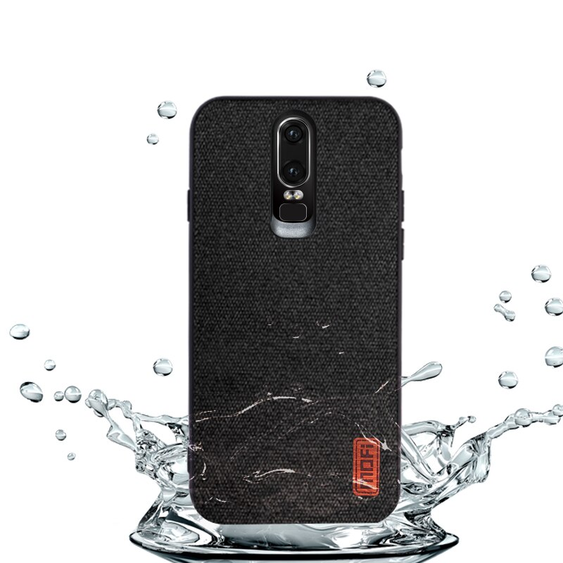 One plus 6 funda oneplus 6 funda trasera dura protectora estilo empresarial coque fundas MOFi original 1 + 6 funda oneplus 6