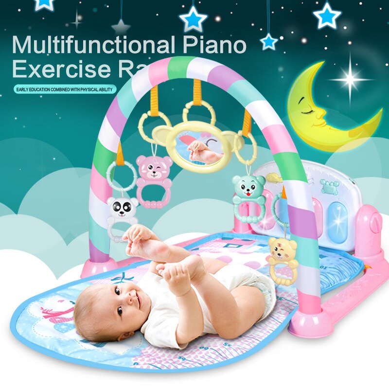 Baby Music Rack Play Mat Kid Rug Puzzle Carpet Piano Keyboard Infant Playmat Early Education Gym Crawling Game Pad Toy GYH