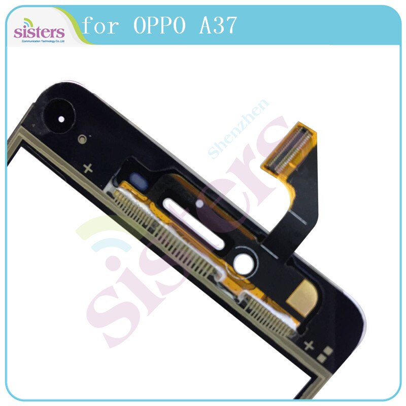 Digitalizador de pantalla táctil para OPPO A37 Panel táctil para OPPO A37 Sensor de lente de cristal táctil Panel táctil reemplazo Original de teléfono 5"