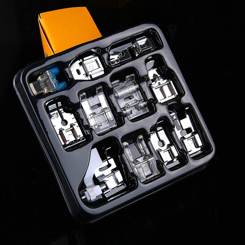 82pcs Sewing Machine Presser Foot Feet for Sewing Machines Feet Kit Set With Box For Brother Singer Sewing Machine Accessories: 11pcs A