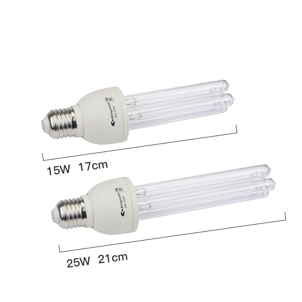 Lámpara de cuarzo UVC para desinfección hogar lámpara UV 220V 110V lámpara bactericida lámpara germicida E27 baño lámpara antibacteriana