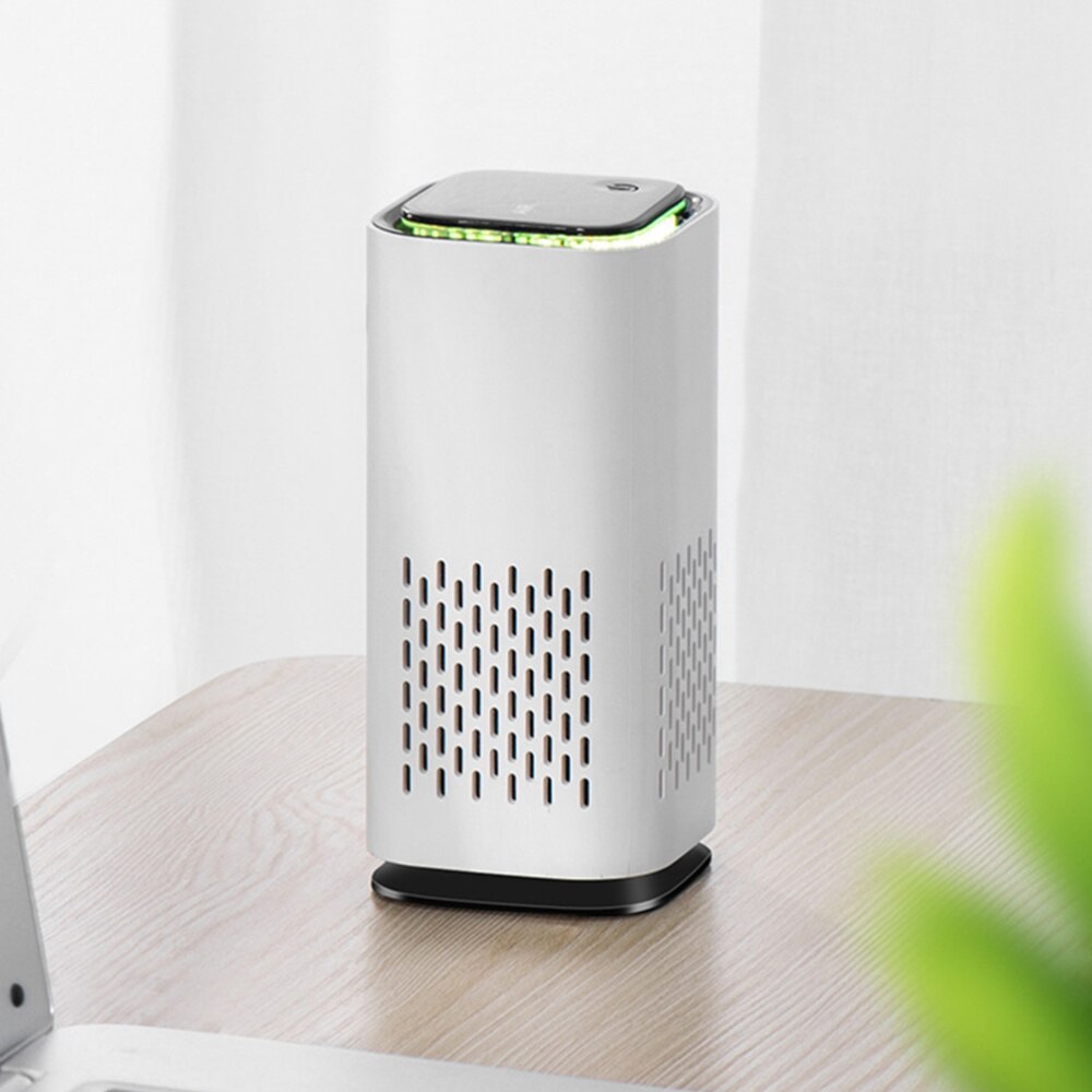 Car Air Purifier USB Charging Air Cleaner Formaldehyde Removal Device Black