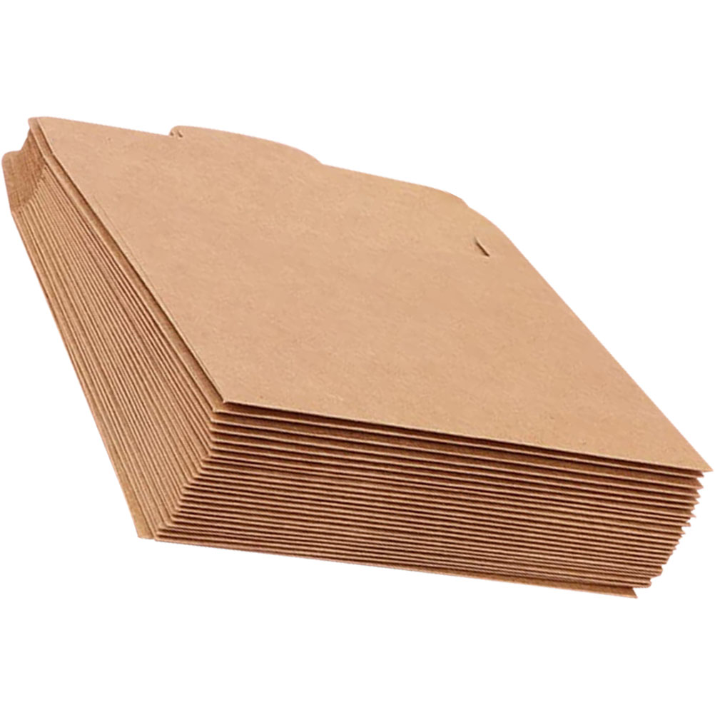 50 Stück Pocketfold Kraftpapier Hochzeitskarte blanko I 121 x 158 mm