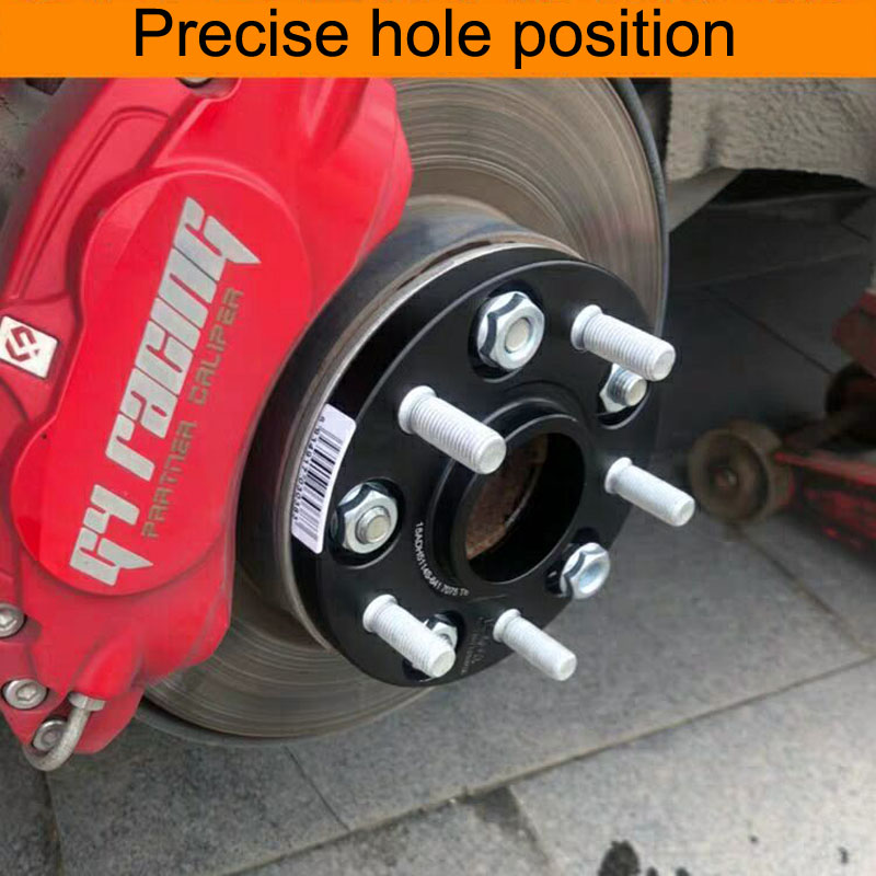 Espaçadores de roda em alumínio, adaptador espaçador de roda em alumínio 5x108 com 15-35mm para carro ford kuga focus, mondeo edge e fiesta