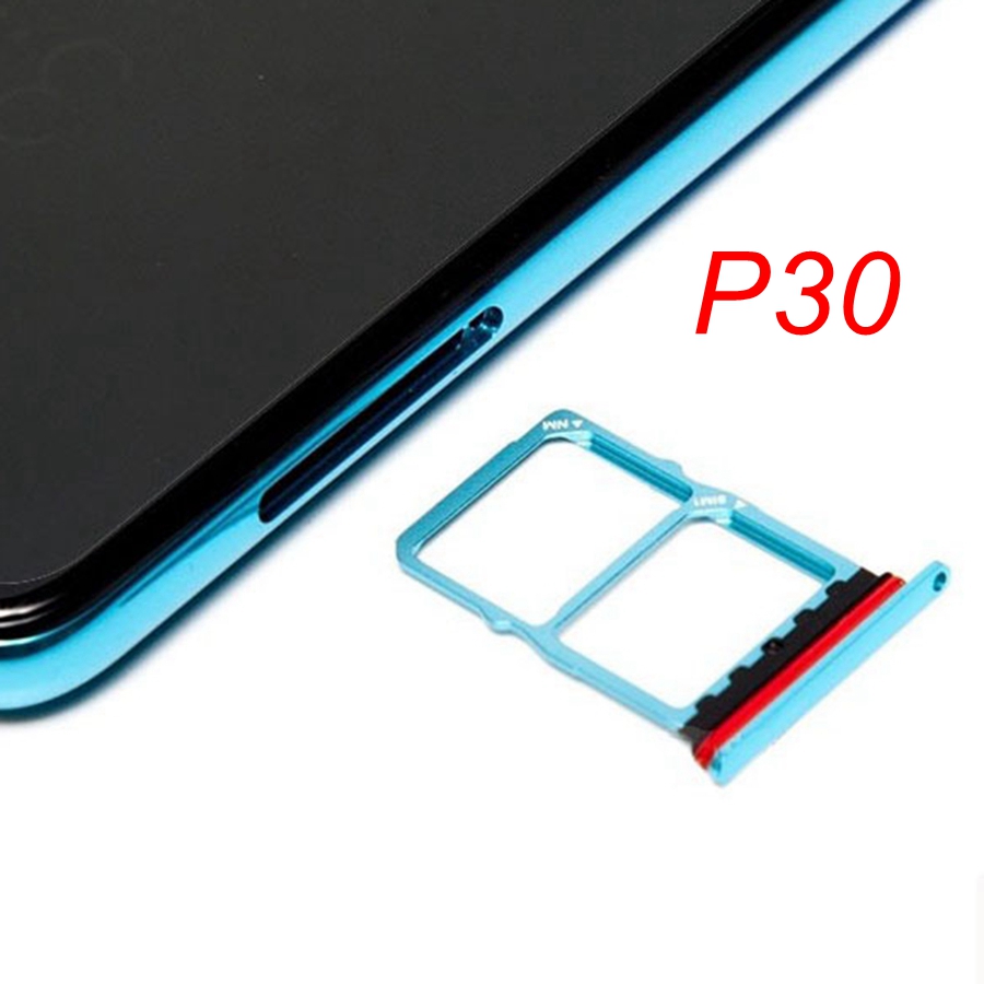 SIM Karte Tabletts Für Huawei P30 Profi SIM Slot Sockel Mikro SD Halfter Adapter Ersatz Für Huawei P30 ELE-L29 ELE-L09 ELE-L04 VOG