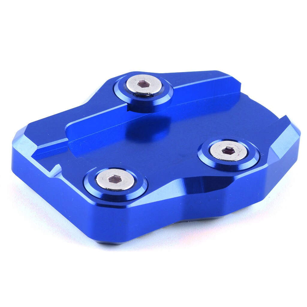 Voor HONDA PCX125 PCX150 CNC Kickstand Zijstandaard Extension Enlarger Pad Ondersteuning Plaat Zijstandaard Pads PCX 125 150: Blauw