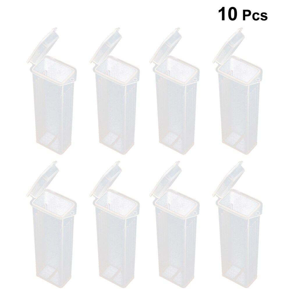 10 PCS PP Durable Slide Storage Slide Cases Pathological Boxes Opening Slide Mailers Slide Holders for Lab