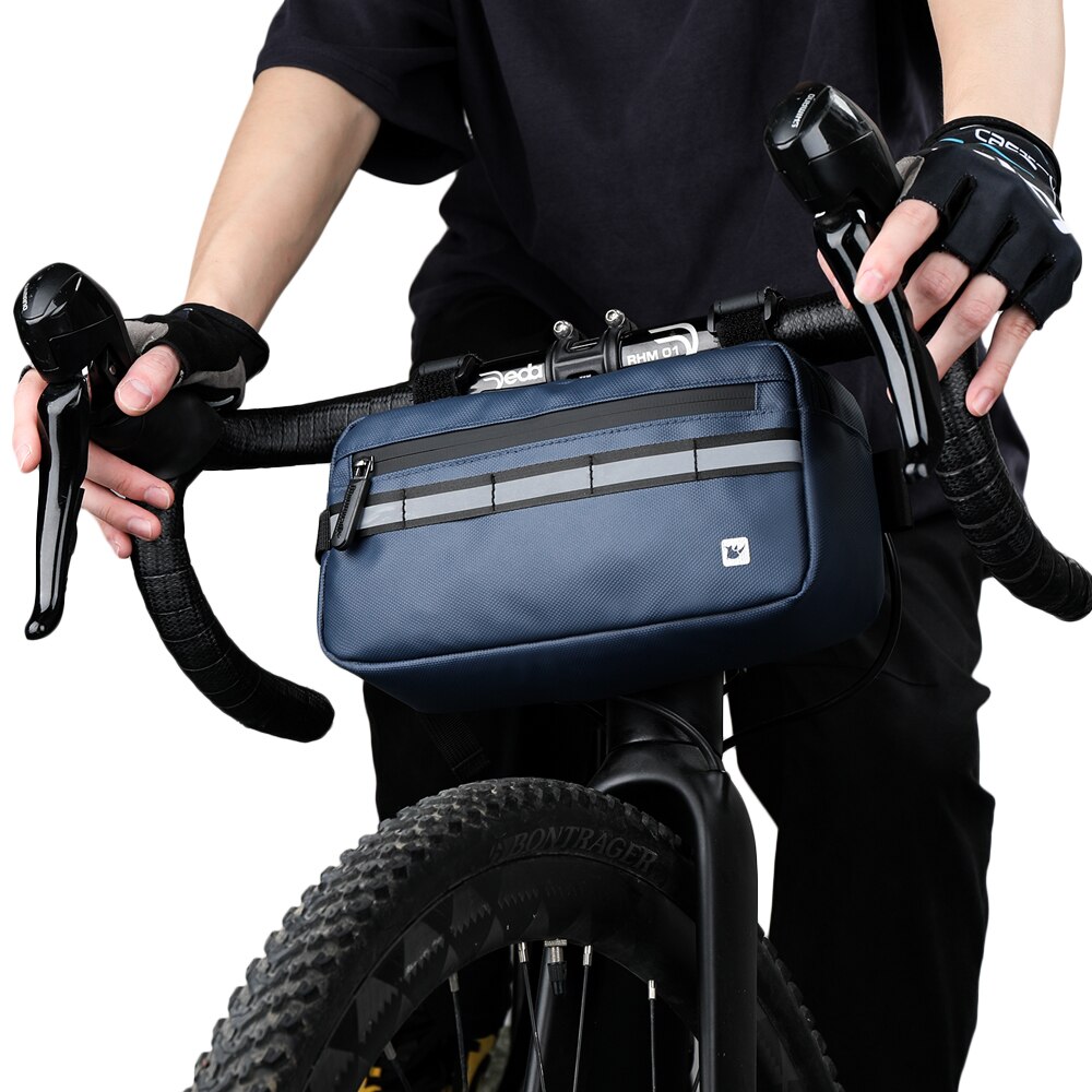 Rhinowalk Fiets Stuurtas Waterdichte Fiets Driehoek Tas Fiets Frame Pouch Mountainbike Fietstas Schoudertas Taille Verpakking