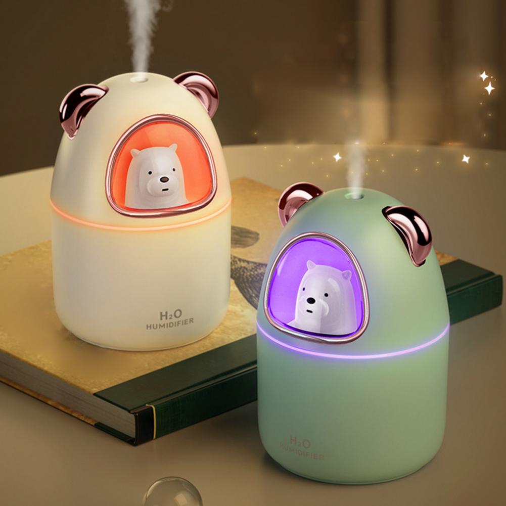 Atrakcyjny nawilżacz biurkowy o dużej gęstości wodoodporny pierścień wyciszający 4 kolory ciężki nawilżacz USB